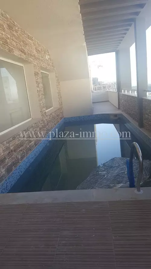 Penthouse avec Piscine à Jardins de Carthage