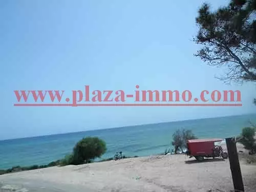 Beau Terrain Pieds dans l'Eau à Hammamet Nord