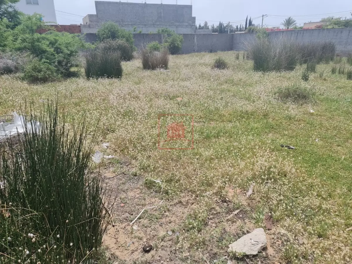Terrain de 808m² Clôturé pour Villa R2 à Sidi Salah