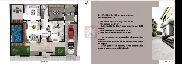 Deux Villas Jumelées de Haut Standing à Chotrana1