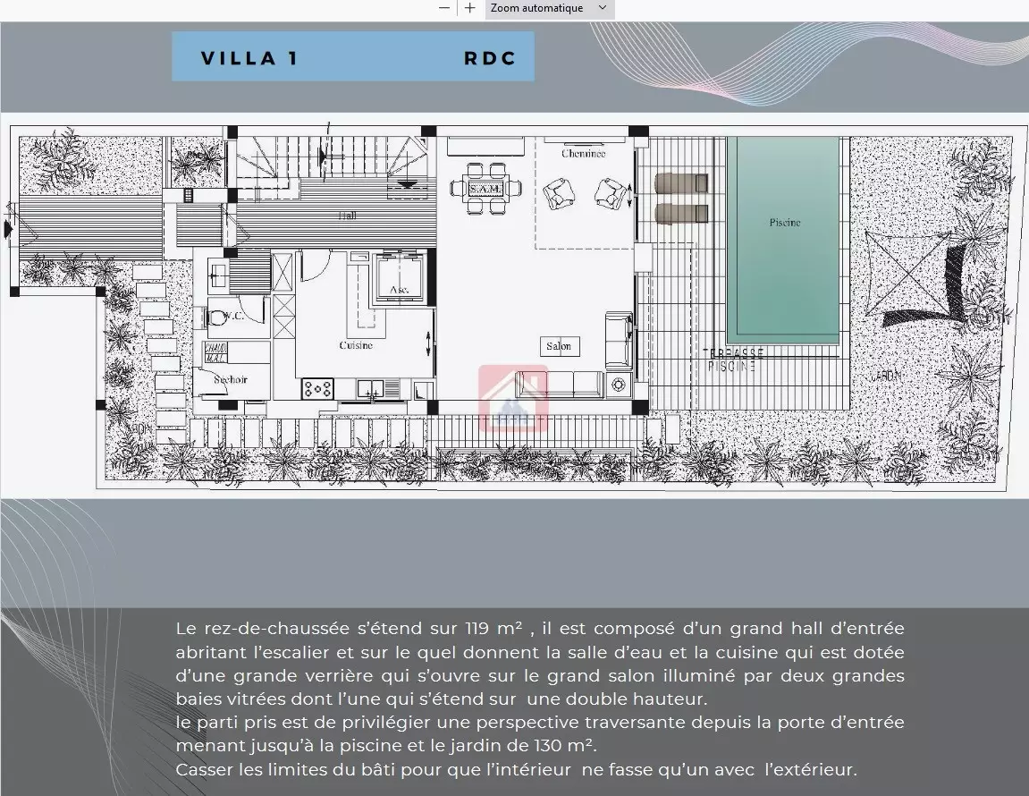 Villas avec Piscine à Jardins de Carthage