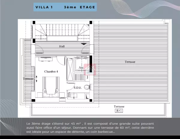 Villas avec Piscine à Jardins de Carthage