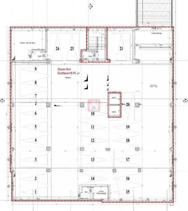 Immeuble à Usage Bureautique à la Zone Industrielle Kheireddine