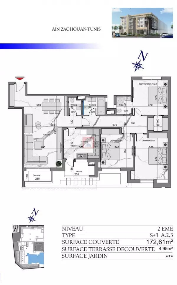 À Vendre Élégants Appartements Ain Zaghouan Nord
