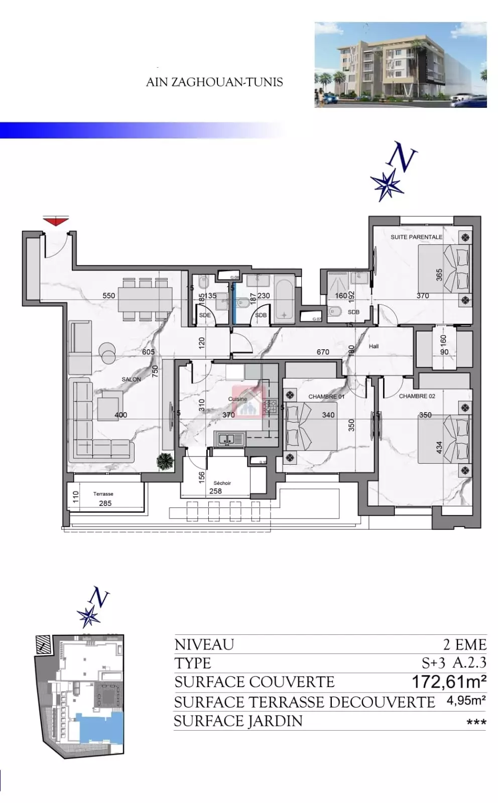 À Vendre Élégants Appartements Ain Zaghouan Nord