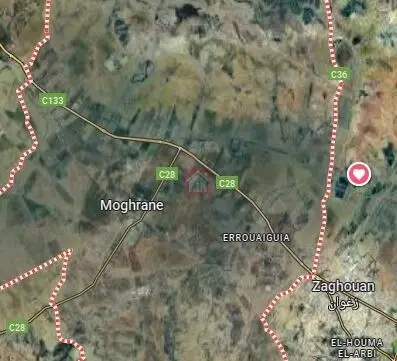 Ferme pour vente à Zaghouan El Mogrin