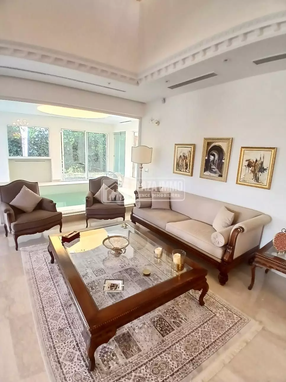 A vendre une villa à Gammarth