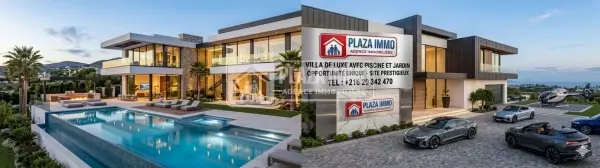une luxueuse villa à Gammarth