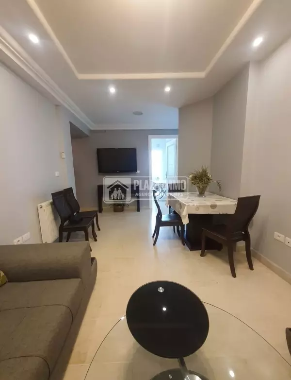 A Louer un appartement S+2 meublé l'aouina